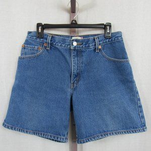 Levi 550 Relaxed High Waisted Denim Blue Jean Shorts Dad Shorts Vintage
